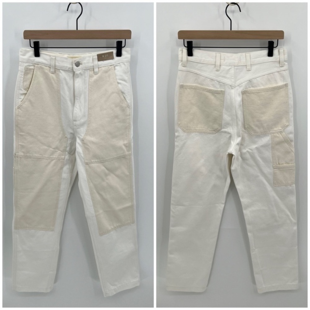 Madewell white/cream jeans NWT